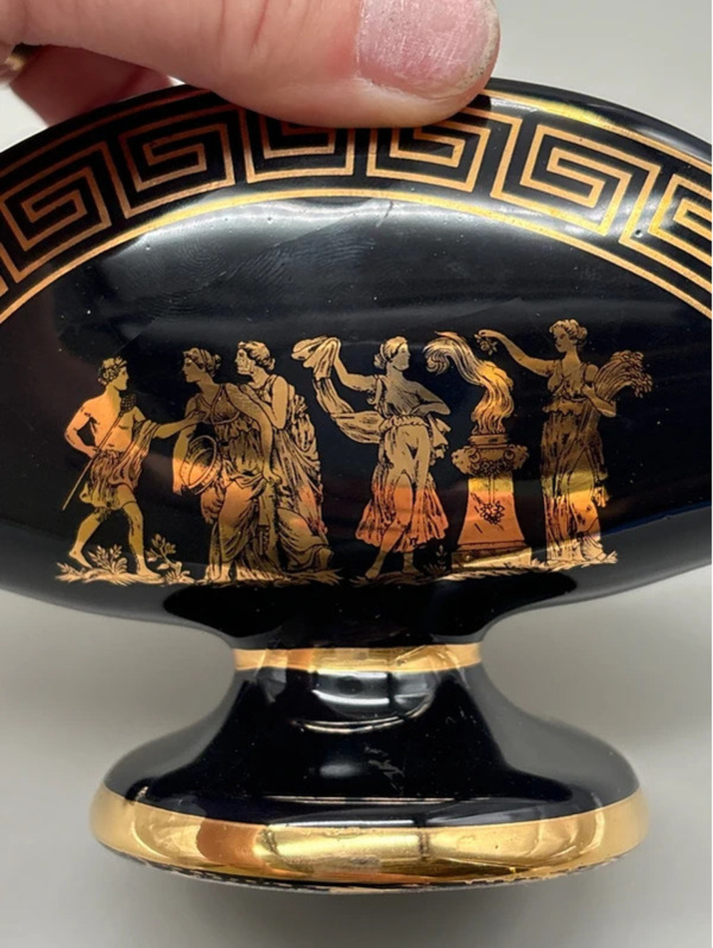 2 pc set-Greek Handmade Pottery - Picture 4 of 8